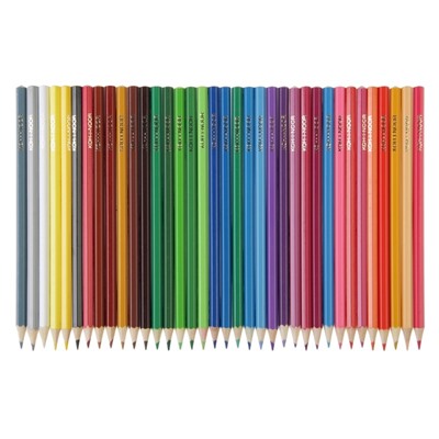 Карандаши цветные 36 цветов Koh-I-Noor 3555, «Животные», европодвес