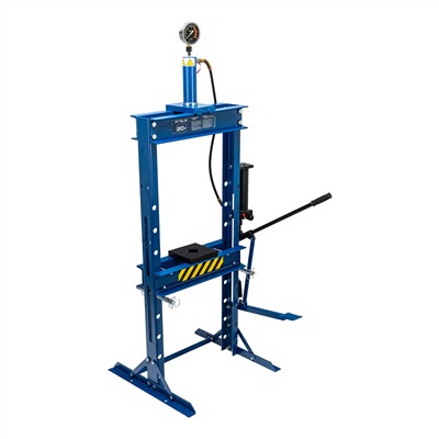 Пресс гидравлический с манометром и педалью, 20 т (комплект из 2 частей) Stels