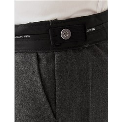 Boys' Regular Leg Slim Fit School Trousers (2-18 Yrs)