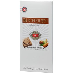 BUCHERON. Blanc Edition. Молочный с орехами 85 гр. карт.пачка