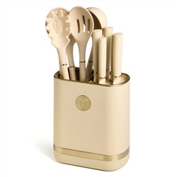 НАБОР AGNESS ИЗ 11ПР: 5 НОЖЕЙ,ПОДСТАВКА,ПОЛОВНИК,ЛОЖКА,ЛОПАТКА,ШУМОВКА,ЛОЖКА ДЛЯ СПАГЕТТИ