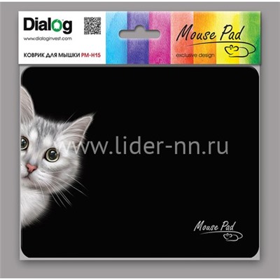 Коврик для компьютерной мыши DIALOG PM-H15 Кот 220х180х3 мм