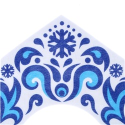 Кокошник карнавальный «Снежная принцесса», фетра