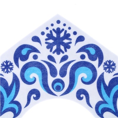 Кокошник карнавальный «Снежная принцесса», фетра