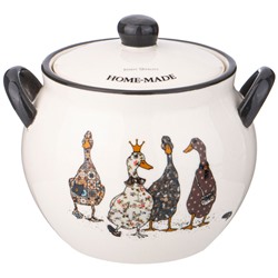 ГОРШОЧЕК ДЛЯ ЗАПЕКАНИЯ С КРЫШКОЙ "FAMILY FARM" 600 МЛ