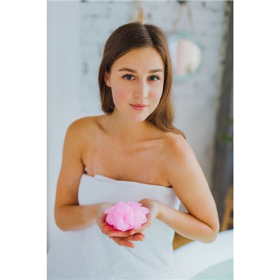 Мочалка для тела Доляна «Шар», 15 г, МИКС