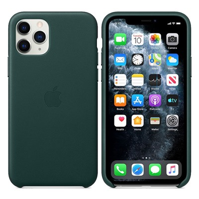 Силиконовый чехол для iPhone 11 Pro зеленый