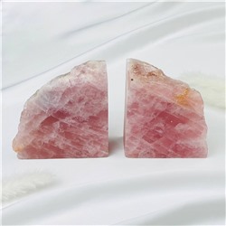 Радуга Самоцветов Держатель для книг из Розового кварца (Мадагаскар)