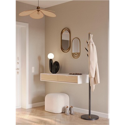 Зеркало настенное Nomh, 26х51 см, золотое