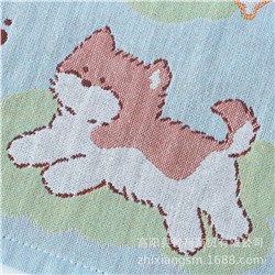 Gauze cotton cartoon children's sweat towel, wholesale