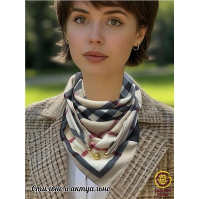 Платок на шею с украшением Артикул 2455/13