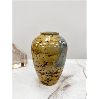 Радуга Самоцветов Ваза из дендритовой Яшмы