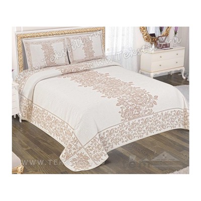 Жаккардовое Покрывало 240x260 см с 2-мя Наволочками 50x70 см Delux Seri - My Bed