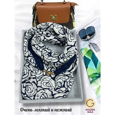 Платок на шею с украшением Артикул 2455/20