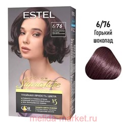 ESTEL Color Signature Стойкая Крем-гель краска для волос тон 6/76 Горький шоколад