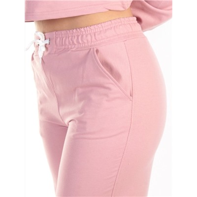 Y316 PINK Спортивный костюм женский (100% хлопок)