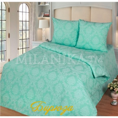 Простыня из поплина с жаккардовым рисунком