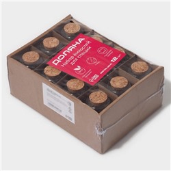 Набор баночек для специй Доляна «Парфе», 40 мл, 4×6.6 см, с пробковой крышкой, 12 шт., стекло