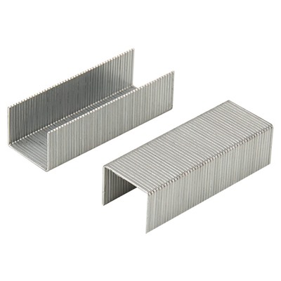 Скобы для степлера 23/10 оцинкованные, 500 скоб