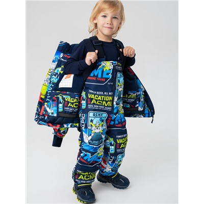 Комплект зимний для мальчика: куртка, полукомбинезон