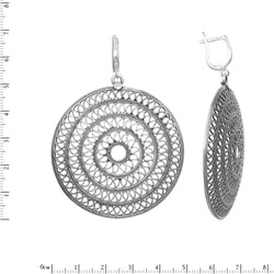 Серьги 'Кружева' ИВС.000БКN3