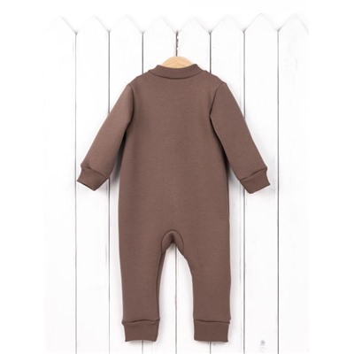Комбинезон на стопе Baby Boom К381/3-Ф Ёжик тауп-грей