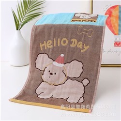 Gauze cartoon children's sweat towel, wholesale