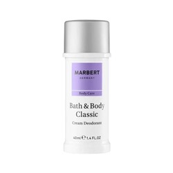 Marbert (Марберт)  Bath & Body Deodorant Cream Крем, 40 мл