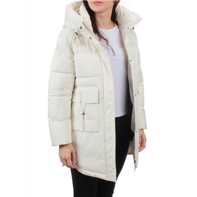 3335 MILK WHITE Куртка зимняя облегченная женская (150 гр. холлофайбер)