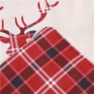 Постельное бельё "Этель" Scottish deer 2 сп 175х215 см, 200х220 см,70х70 см -2 шт,поплин 125 г/м2