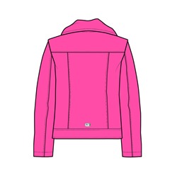 Куртка из экокожи для девочки