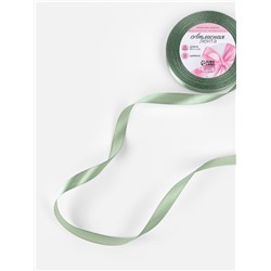 Лента атласная, 12 мм, 23±1 м, нежно-зелёная №65