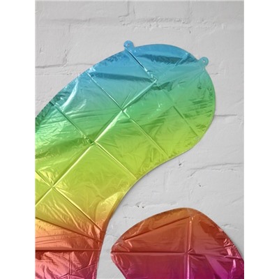 Шар фольгированный "Multicolour numbers" цифра 6, (80 см)