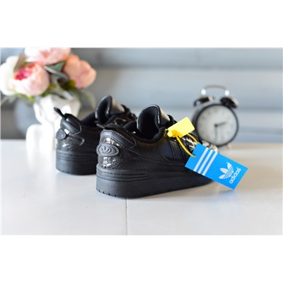 Adidas ADI2000 Snakeskin Core Black из натуральной кожи