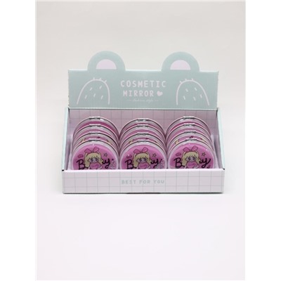 Набор зеркал «Beautiful girl» шоу-бокс 12 шт. (4 цвета)