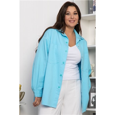 Рубашка Будь в тренде (голубая) Б13788-4М