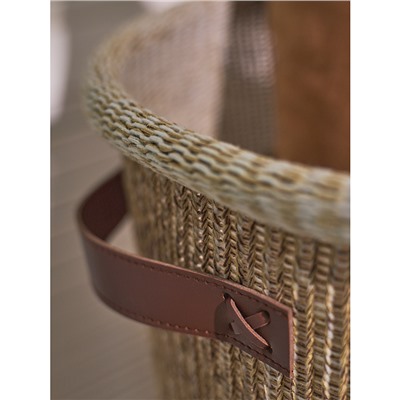 Корзина для хранения Sustainable collection, Ø37х52 см, бежевая
