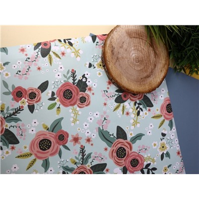 Упаковочная бумага «Flora», green (50*70 см)