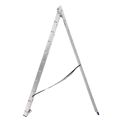 Лестница, 3 х 11 ступеней, алюминиевая, трехсекционная, Сибртех