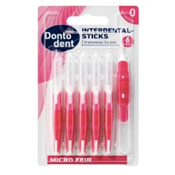 Dontodent Interdentalbursten orange 0,4 ISO 1, Межзубные ершики 0,4 мм, 6 штук