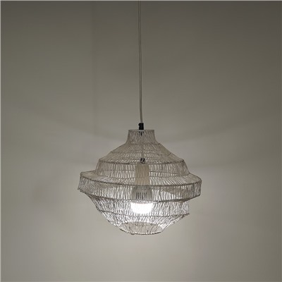 Светильник подвесной Vinger, Ø34х35 см, бежевый