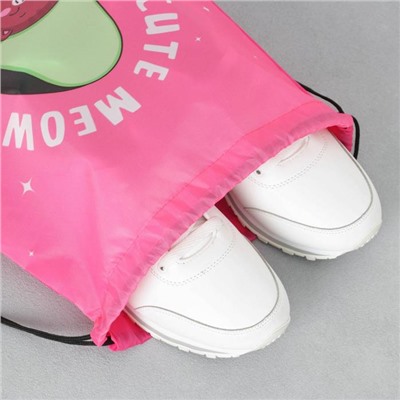 Мешок для обуви Cute meow 43×33 см