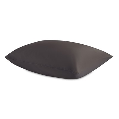 Набор наволочек из премиального сатина темно-серого цвета из коллекции Essential, 50х70 см