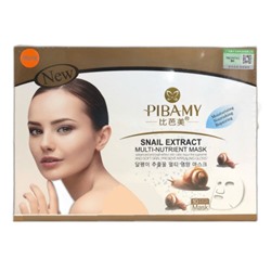 Тканевая омолаживающая маска со слизью улитки Pibamy Belov 1 шт
