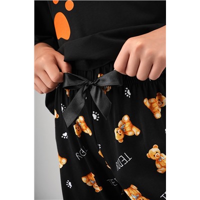 Хлопковая пижама для девочки Happyfox