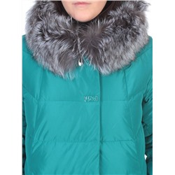 15-298 GREEN Пальто зимнее женское (200 гр. холлофайбера)