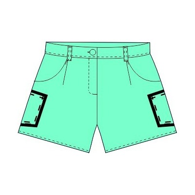 Шорты детские для девочек Pilot