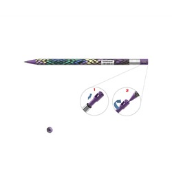 Карандаш механический ErichKrause® ColorTouch® Purple Python 2.0 мм с точилкой, НВ