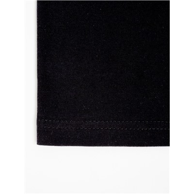 Футболка мужская Collorista, плотность 145 г/м², чёрная, размер 42-44