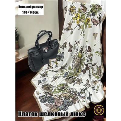 Платок шелковый большой "Парижанка" Арт 2428/35